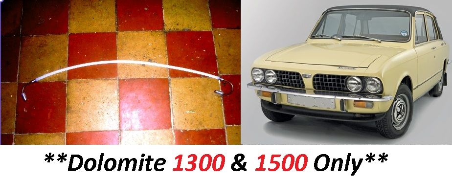 CLUTCH HOSE PIPE x1 (Triumph Dolomite) (1300 & 1500) (RHD & LHD) (1976- 80) 